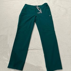 Figs Yola Skinny Scrub Pant Hunter Green Small